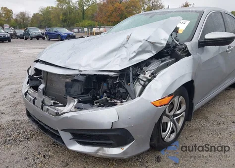 2018 Honda Civic Lx из США, поврежденный, VIN 19XFC2F54JE020597
